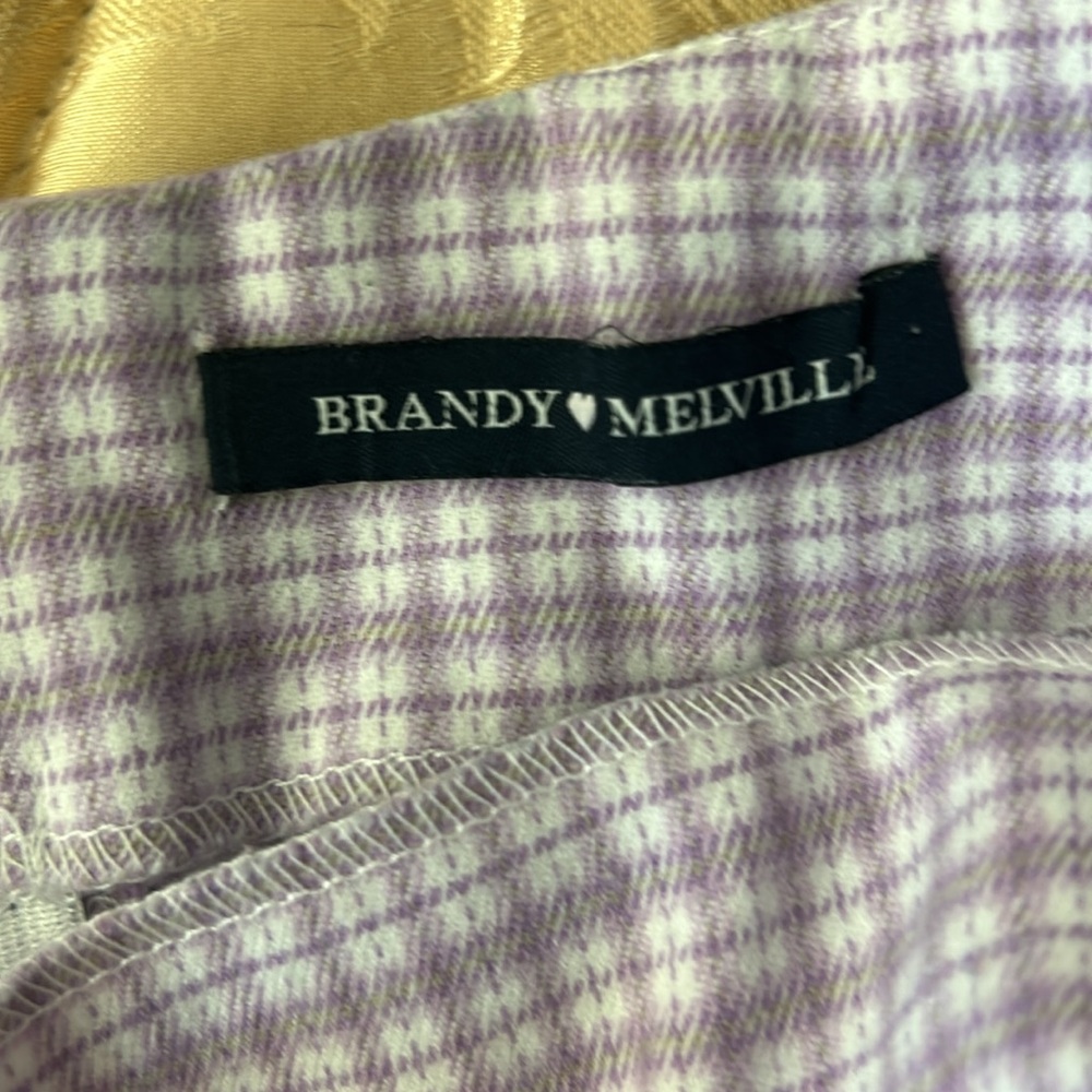 Brandy Melville Purple Mini Skirt. One Size - Picture 2 of 6